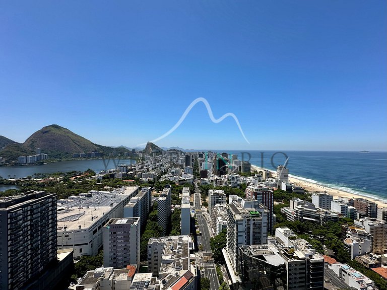 3 bedroom penthouse with the best view in Rio de Janeiro for