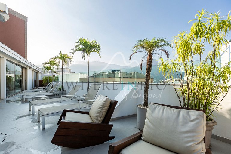 Penthouse avec Piscine pour les Vacances à Ipanema
