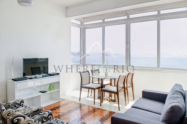 Apartamento con vista panorámica en alquiler en Copacabana