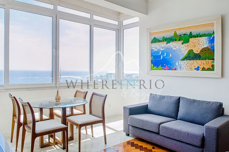 Apartamento con vista panorámica en alquiler en Copacabana