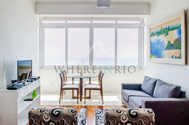 Apartamento con vista panorámica en alquiler en Copacabana