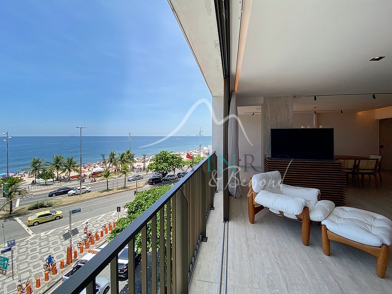 Apartamento de muy alto nivel con vistas al mar en Ipanema