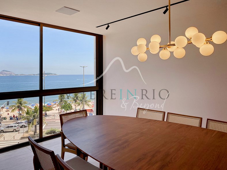 Apartamento de muy alto nivel con vistas al mar en Ipanema