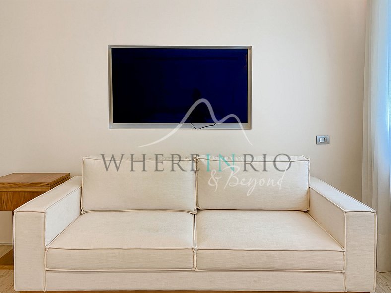 Apartamento de muy alto nivel con vistas al mar en Ipanema