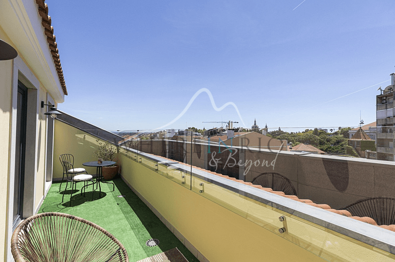 Apartamento dúplex con vista al río Tajo