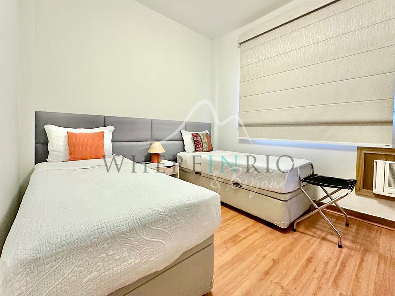 Appartement à Ipanema avec 2 chambres en location saisonnièr