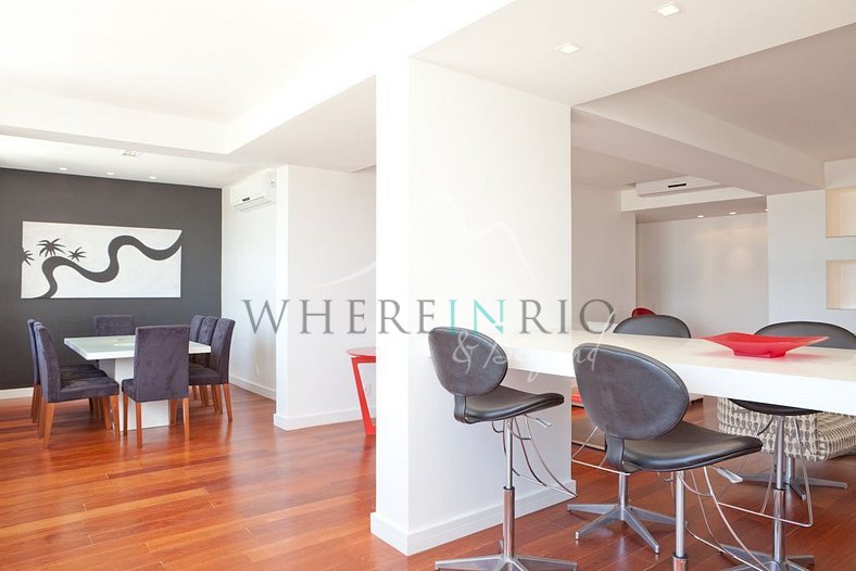 Appartement de luxe avec vue sur la plage à Copacabana