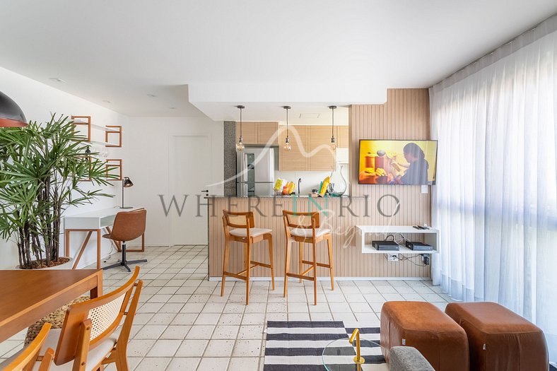 Appartement rénové avec vue sur la mer en location saisonniè