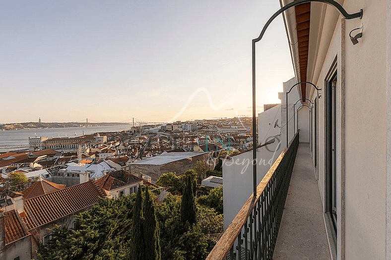 Ático con vistas impresionantes en Lisboa