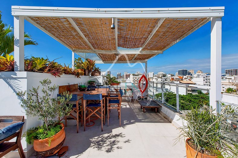 Ático triplex con vistas al Lagoa en Ipanema