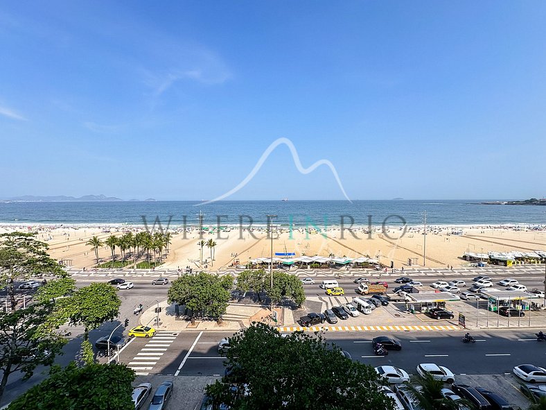 Beachfront apartment in Copacabana for season