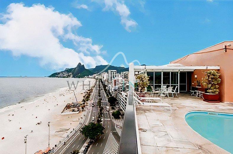 Beachfront apartment in Ipanema for holidays