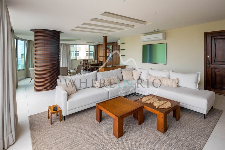 Beautiful apartment just one block from the beach of Ipanema