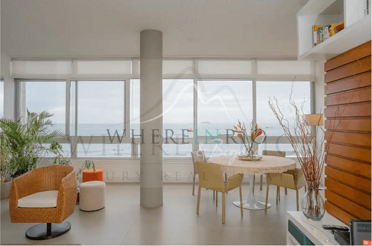 Bel appartement avec vue sur la mer à Leme