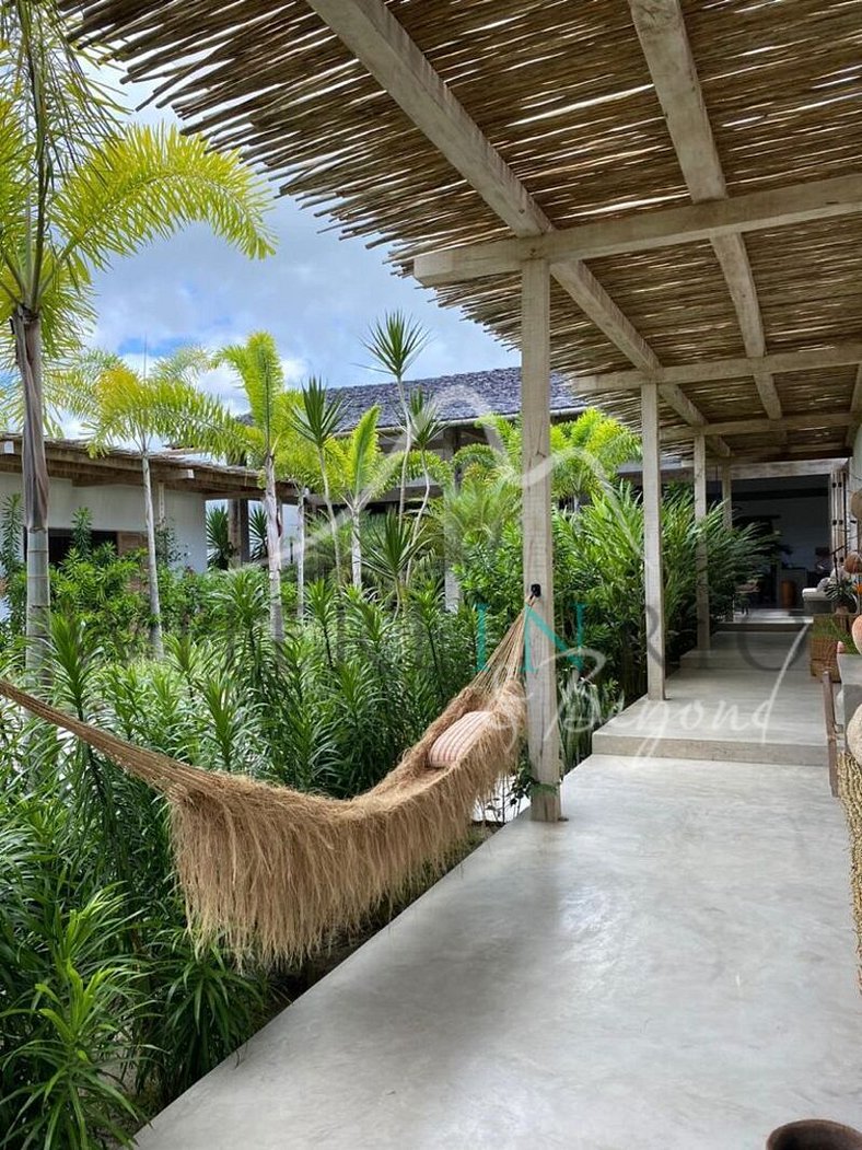 Casa con 5 suites para temporada en Trancoso con piscina