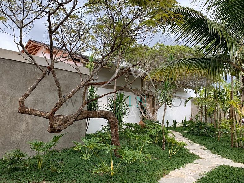 Casa con 5 suites para temporada en Trancoso con piscina