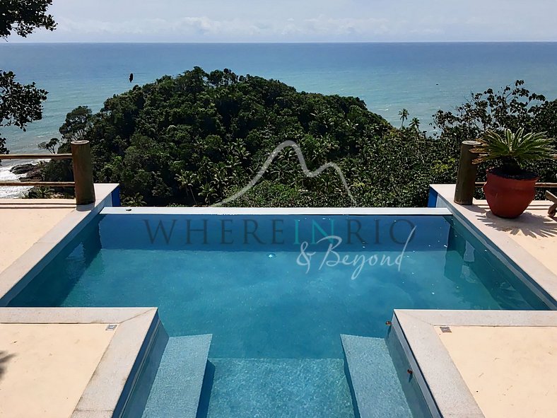 Casa con vista panorámica en Itacaré en Bahía