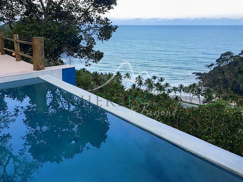 Casa con vista panorámica en Itacaré en Bahía