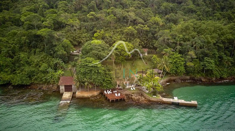 Casa de lujo en isla de Gipóia en Angra dos Reis