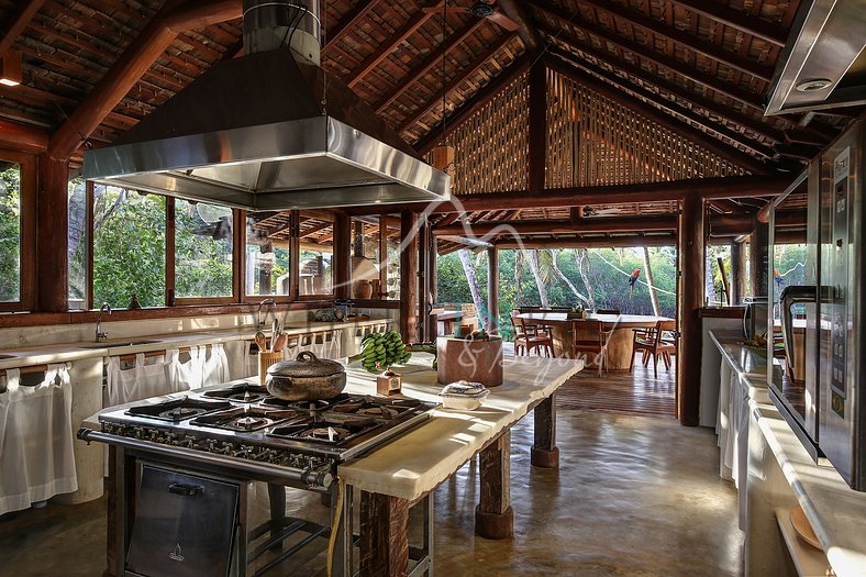 Casa de lujo junto al mar en Trancoso - Bahía