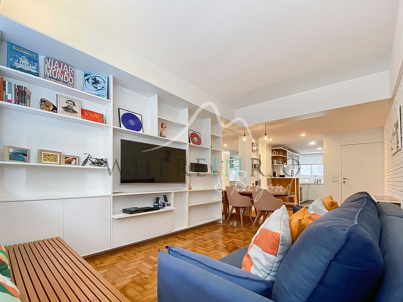 Cozy 2-bedroom apartment in Ipanema