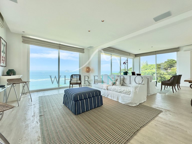 Duplex Penthouse avec Vue sur la Mer et Balcon à Arpoador