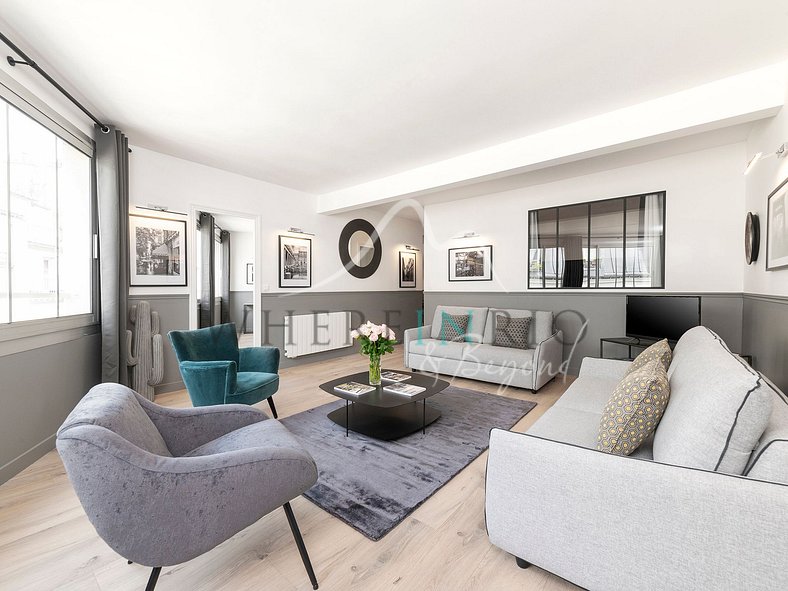 Encantador apartamento parisino en el corazón de París