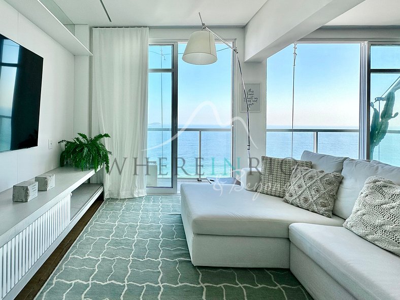 Hermoso Ático Triplex con Vista al Mar en Ipanema