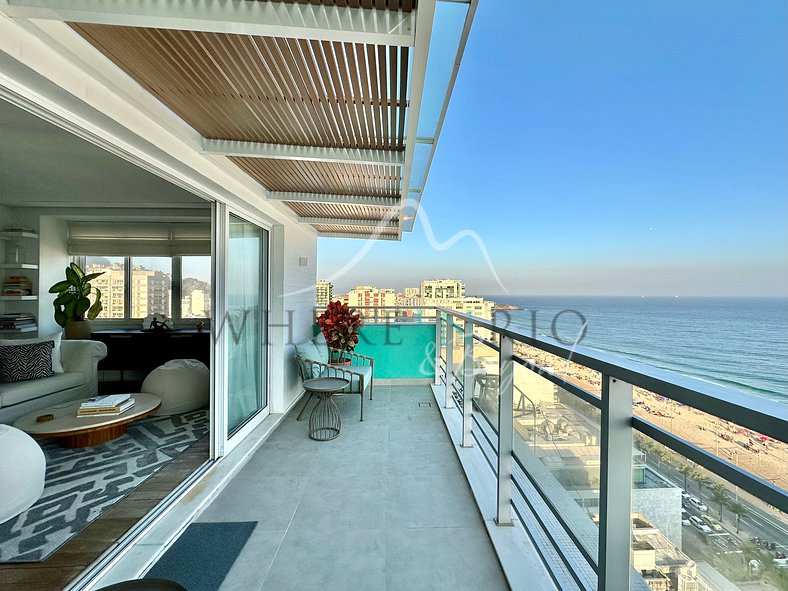 Hermoso Ático Triplex con Vista al Mar en Ipanema