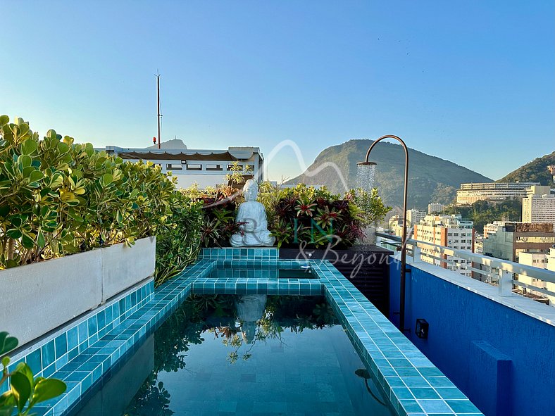 Hermoso Ático Triplex con Vista al Mar en Ipanema