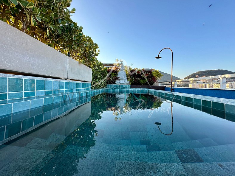 Hermoso Ático Triplex con Vista al Mar en Ipanema