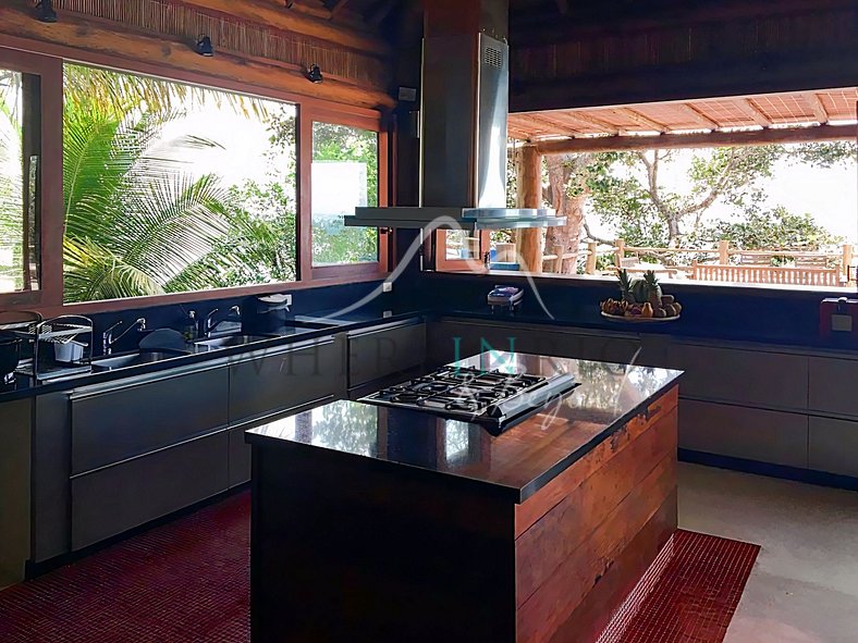 House with panoramic view in Itacaré in Bahia