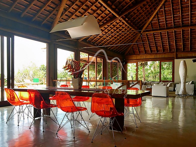 House with panoramic view in Itacaré in Bahia