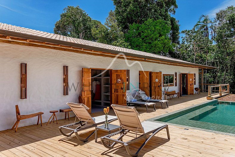 House with pool for vacations in Trancoso