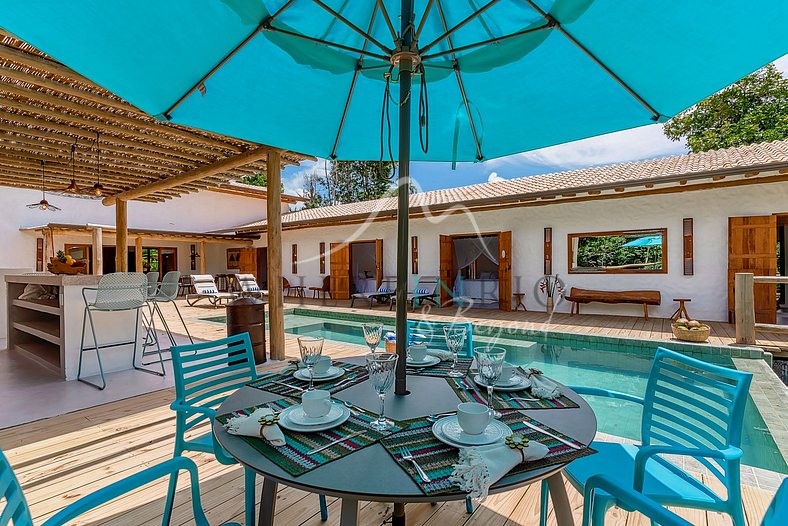 House with pool for vacations in Trancoso