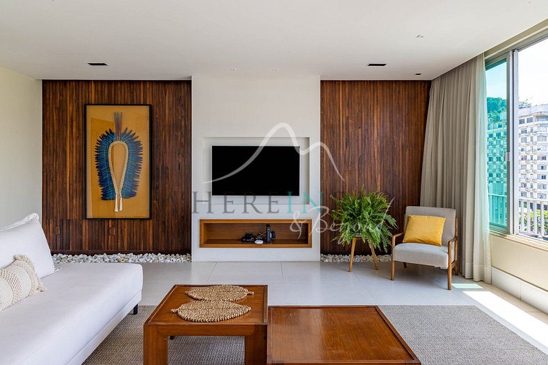 Lindo apartamento apenas una cuadra de la playa de Ipanema