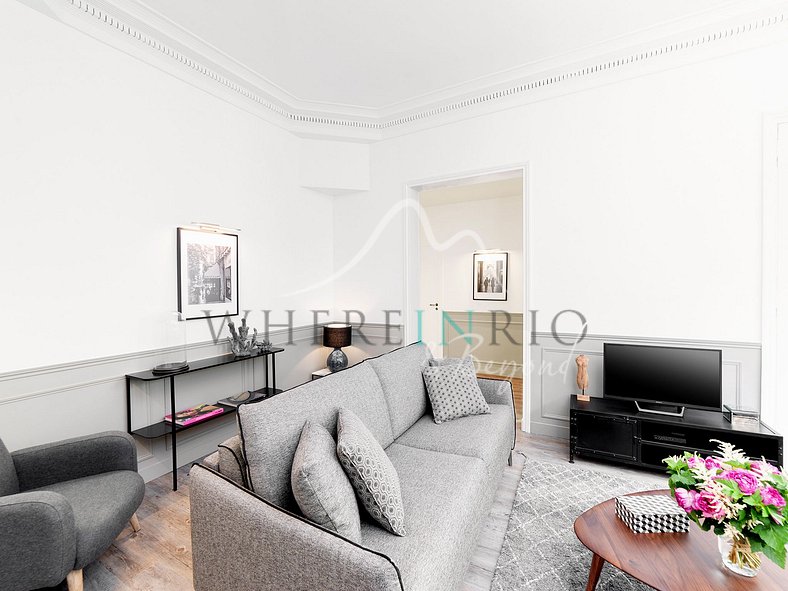 Luxueux appartement parisien avec 4 chambres