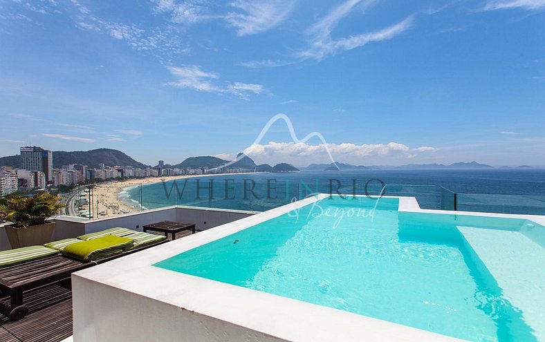 Luxurious vacation penthouse in Copacabana