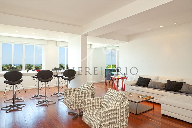 Luxury apartment with beach view in Copacabana