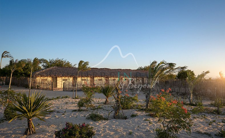 Luxury villa in front of the dunes in Jericoacoara