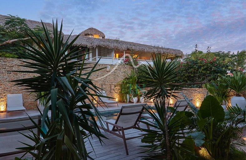 Luxury villa in front of the dunes in Jericoacoara