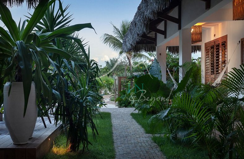 Luxury villa in front of the dunes in Jericoacoara