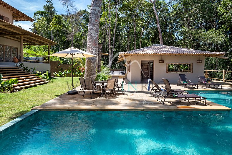 Maison style bohème de 5 suites à Trancoso - Bahia