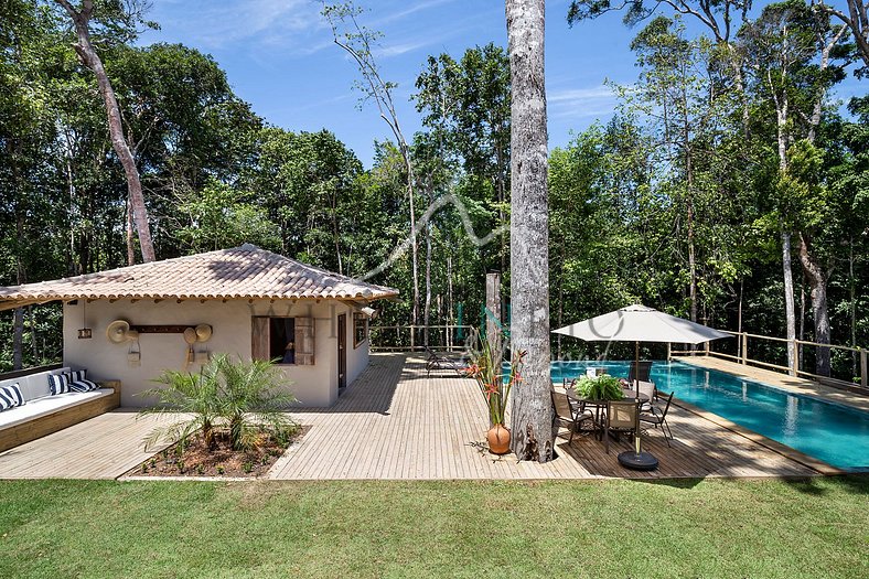 Maison style bohème de 5 suites à Trancoso - Bahia