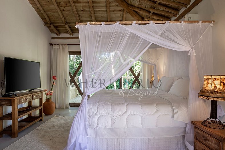 Maison style bohème de 5 suites à Trancoso - Bahia