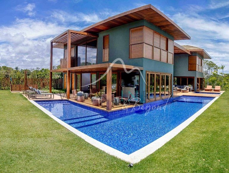 Moderna casa de lujo con 5 suites para vacaciones en Praia d