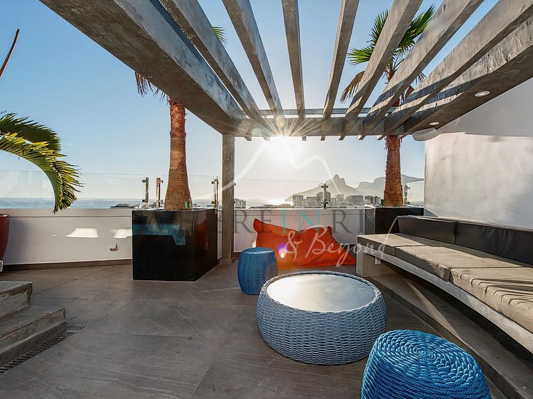 Penthouse à Ipanema avec piscine et vue incroyable