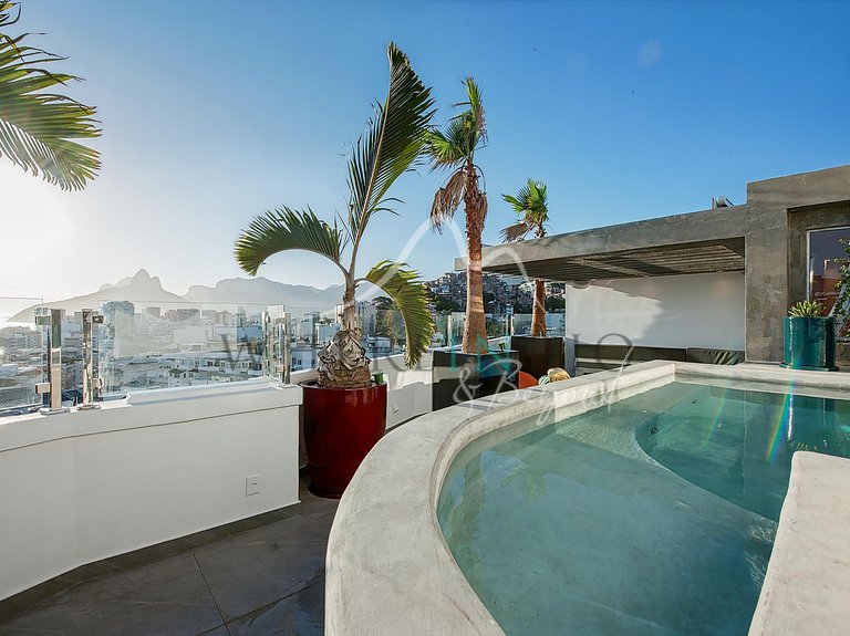 Penthouse à Ipanema avec piscine et vue incroyable