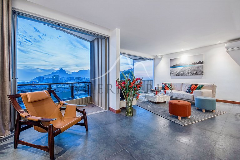 Penthouse à Ipanema avec piscine et vue incroyable