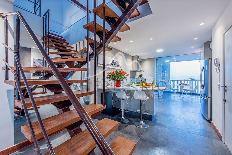 Penthouse à Ipanema avec piscine et vue incroyable